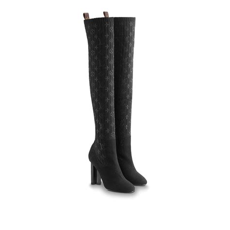 louis vuitton boots silhouette|Louis Vuitton heel boots.